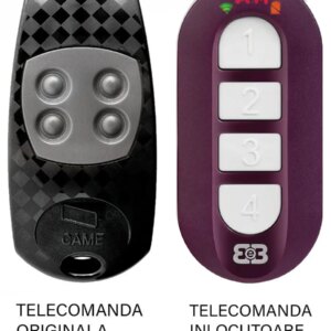 Telecomanda inlocuitoare poarta garaj Came ATO4EV 4 Butoane/ cod saritor/ 433.92Mhz (603)