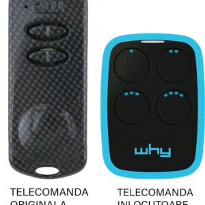 Telecomanda inlocuitoare poarta garaj de 2 si 4 canale cod saritor 433.92MHz TAU 250-K-SLIM-RP compatibila cu originalul (851)