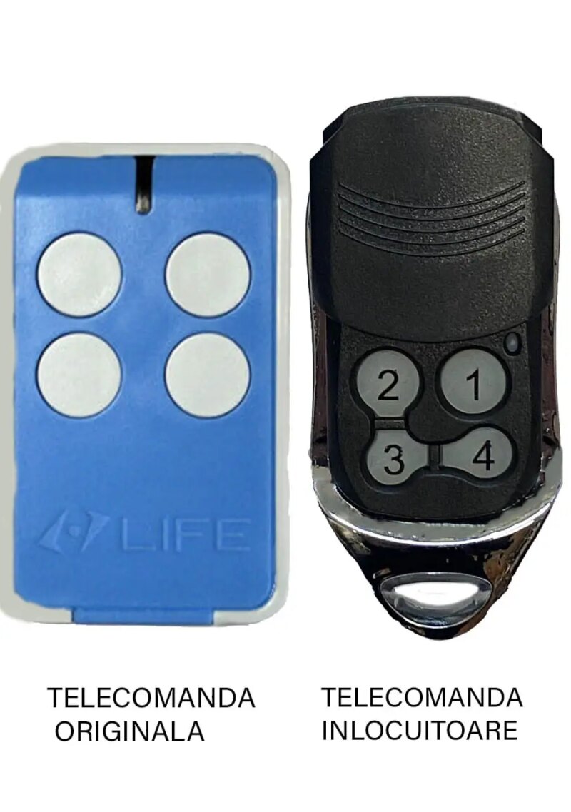 Telecomanda inlocuitoare poarta garaj Life MAXI4-BLUE cu 4 taste (833)