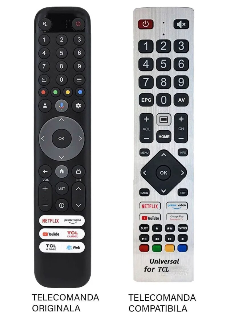 Telecomanda Inlocuitoare Tv Tcl Rc833 Gub1 Compatibil Cu Originalul 574 2