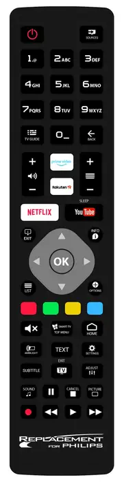 Telecomanda universala TV LCD LED Philips Jolly 1719MJL20230725 Telecomanda universala TV LCD LED Philips Jolly 1719MJL20230725