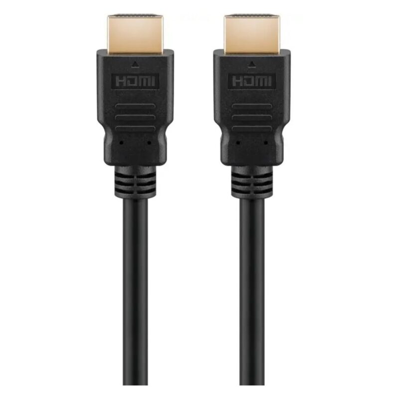 Cablu 0.5m Hdmi V2.0 Cu Ethernet Arc 4k:60hz Uhd 18gbit:s Goobay 61149