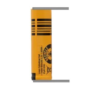 Acumulator 14500CY HIGHPOWER cu lamele sudate in U Li-ion 3.6V 600mAh 1.5A 14500CY-600-U