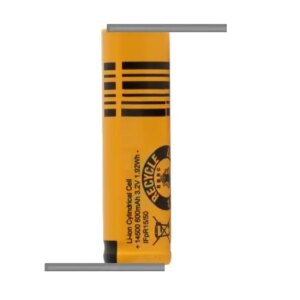 Acumulator 14500CY HIGHPOWER cu lamele sudate in Z Li-ion 3.6V 600mAh 1.5A 14500CY-600-Z