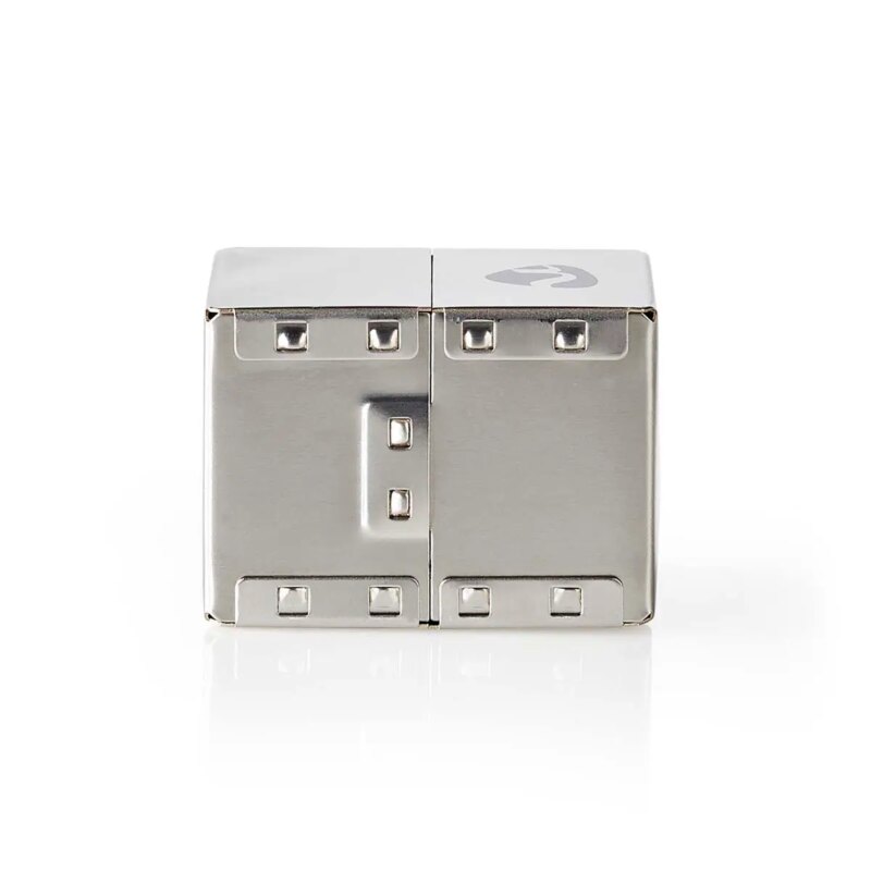 Adaptor Prelungitor De Retea Nedis Ccbw89011me Gigabit Cat6 Rj45 8p8c Mama Rj45 8p8c Mama Ecranat Metal