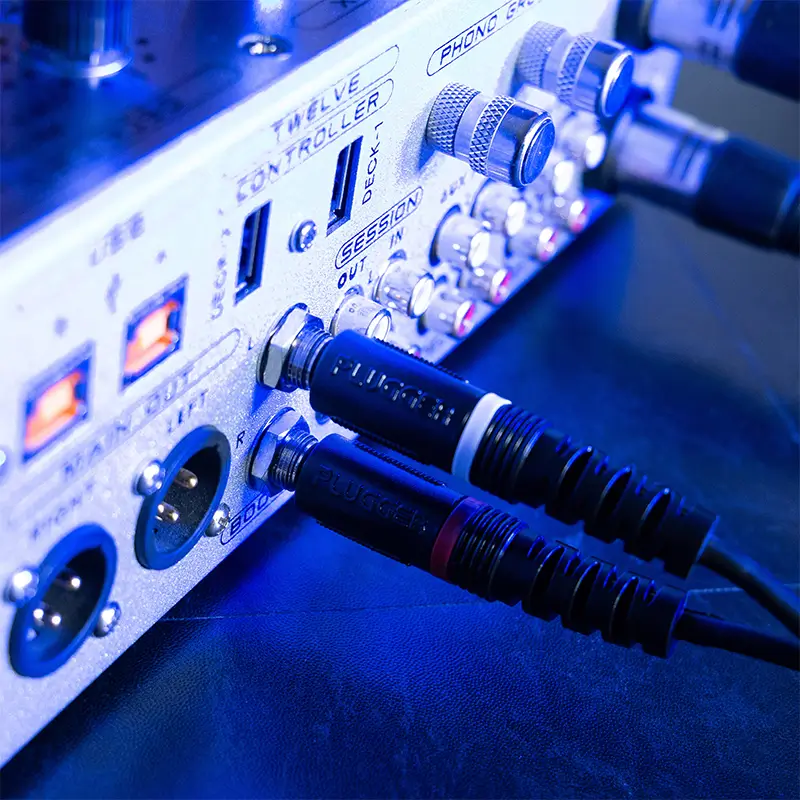 cablu audio professional 2x jack 635 mm tata mono 2x rca tata 6m plugger plu cabb rm0jmm 6m00 eas 4