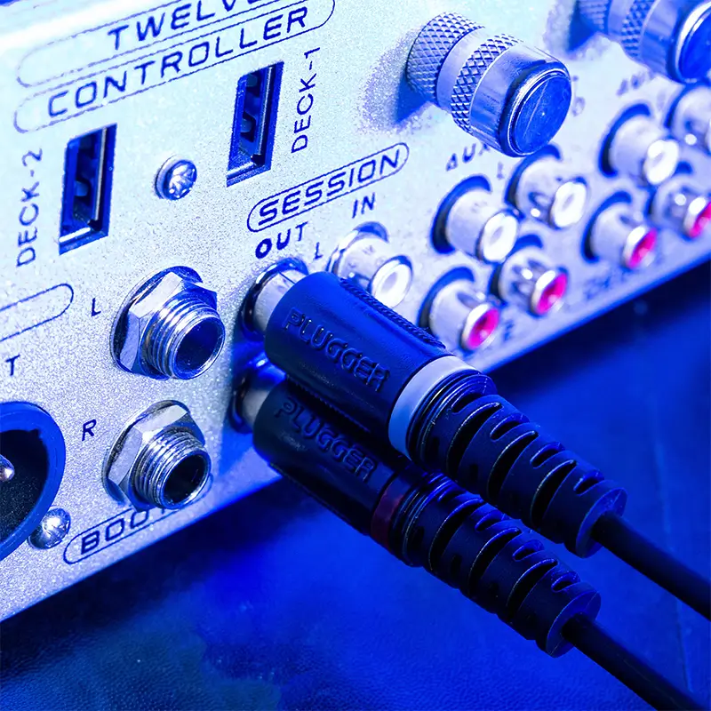 cablu audio professional 2x rca tata 2x rca tata 6m plugger plu cabb rm0rm0 6m00 eas 3