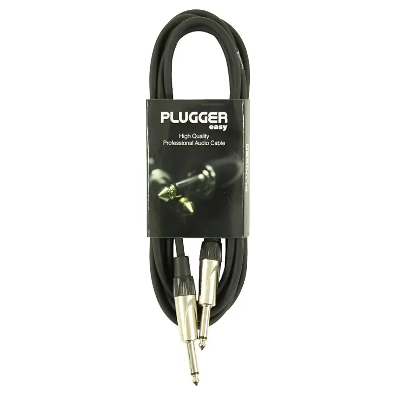 cablu audio professional jack 635 mm tata stereo jack 635 mm tata stereo 3m plugger plu cabs jmsjms 3m00 eas 1