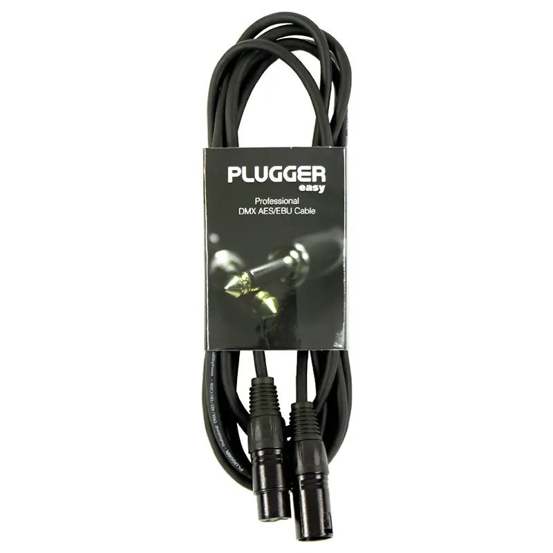 cablu professional xlr 3pin dmx mama xlr 3pin dmx tata 15m plugger plu cabd xf3xm3 1m50 eas 1