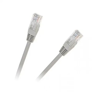 Cablu retea CAT6 UTP patchcord 2x RJ45 5m CCA gri