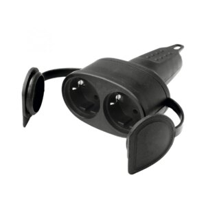 Cupla dubla cu pamantare IP44 pentru exterior /interior 16A 3680W Home NGA 02