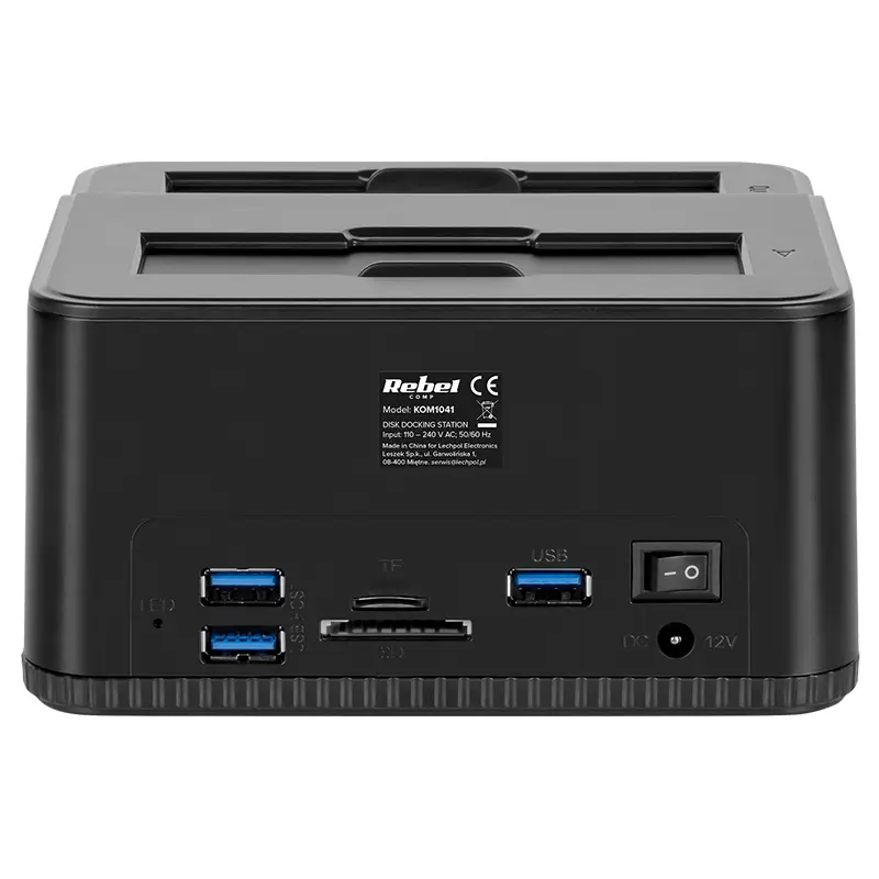 Docking Station Hdd 35 25 Ssd Microsd Sd Hub Usb 30 20tb Rebel Kom01041