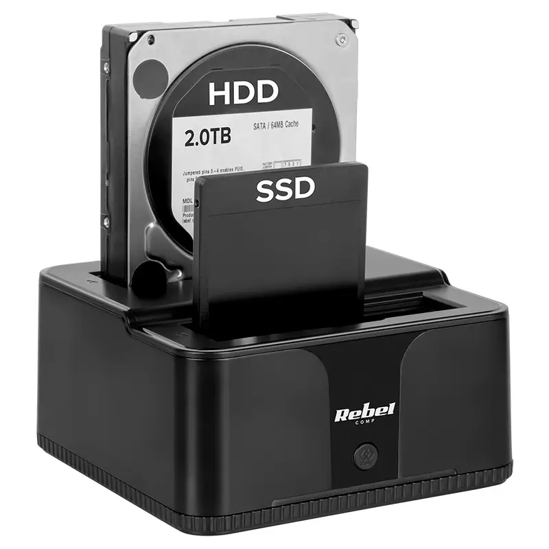 Docking Station Hdd 35 25 Ssd Microsd Sd Hub Usb 30 20tb Rebel Kom01041