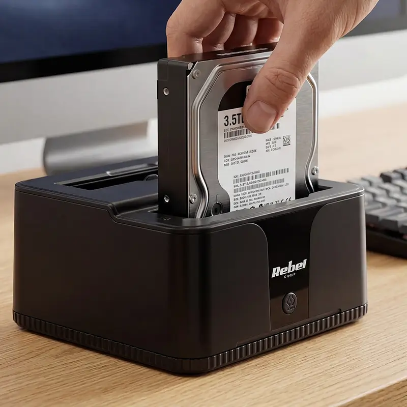 Docking Station Hdd 35 25 Ssd Microsd Sd Hub Usb 30 20tb Rebel Kom01041