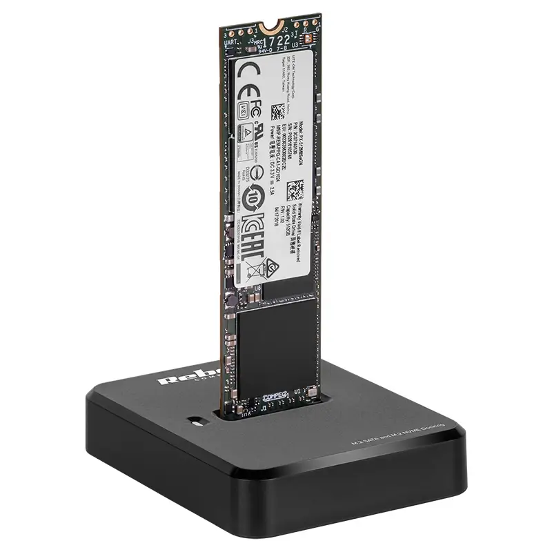 Docking Station M2 Sata Ngff M2 Nvme Pcie M Key Bm Key Plugplay 2tb Rebel Kom01042