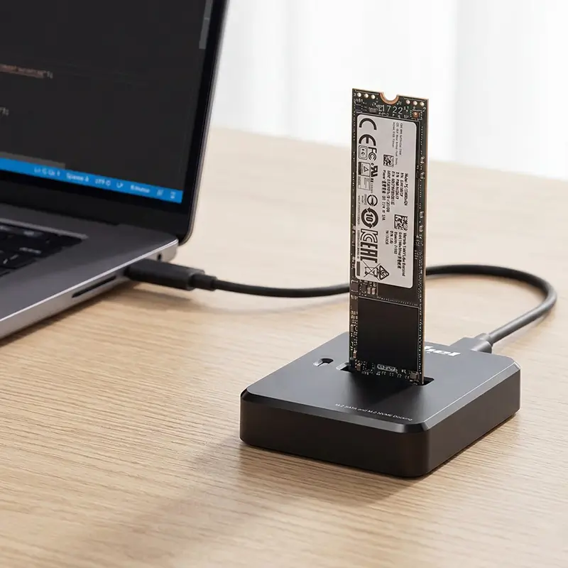 Docking Station M2 Sata Ngff M2 Nvme Pcie M Key Bm Key Plugplay 2tb Rebel Kom01042