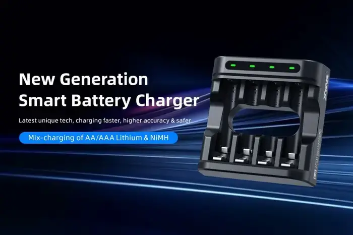Incarcator Acumulatori Li Ion Si Nimh Pentru 4 Sloturi Aa Aaa Usb C Xtar L4 Kt