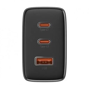 Incarcator retea Baseus P10152301113-00 Cube Pro Quick Charge 65W 2x USB Type-C 5V/3A 1x USB negru