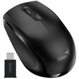 Mouse Genius NX-8006S 31030036400 wireless 2.4GHz optic 1200dpi butoane/scroll 3/1 USB-C negru