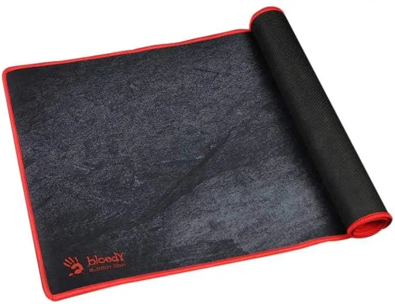 mouse pad a4tech b 088s x thin gaming cauciuc si material textil 800x300x2mm negru 1