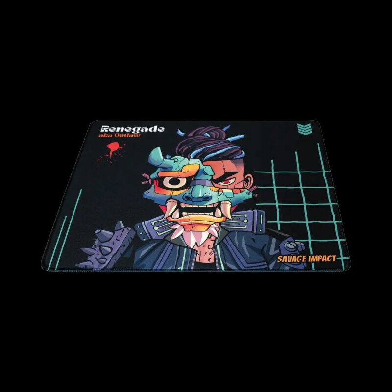 mouse pad a4tech bp 45 renegade gaming bloody cauciuc si material textil 450x400x5mm imagine 1