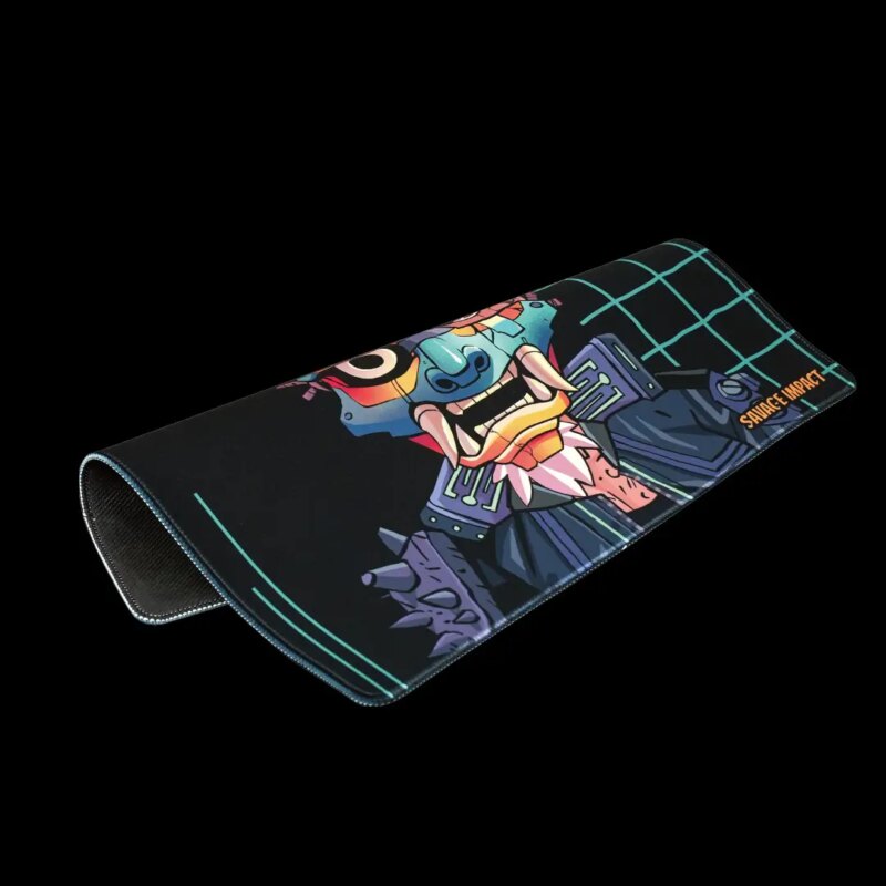 mouse pad a4tech bp 45 renegade gaming bloody cauciuc si material textil 450x400x5mm imagine 2
