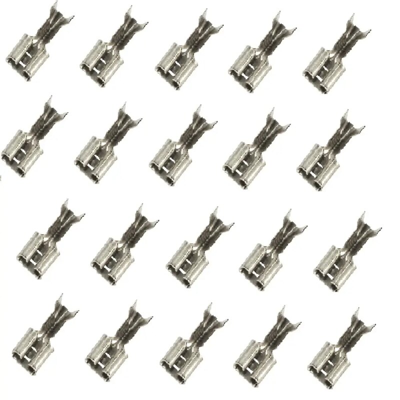 Set 20 papuci cablu mama 6.3x0.5mm cositoriti pentru cablu 0.5-1mm2 Somogyi Electronic KSH 6