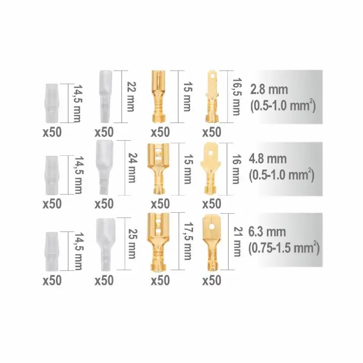 set 300 papuci alama 28 48 63mm pentru cabluri 05 15 mm 300 izolatiori home cssaset 1