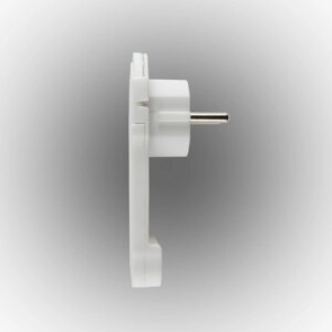 Stecher conector plat cu inel 16A /3680W cu pamantare alb Home NV FP 2