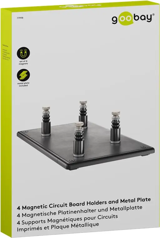 Suporturi Pentru Placi Magnetice De Circuit Si Placa Metalica Goobay 77998