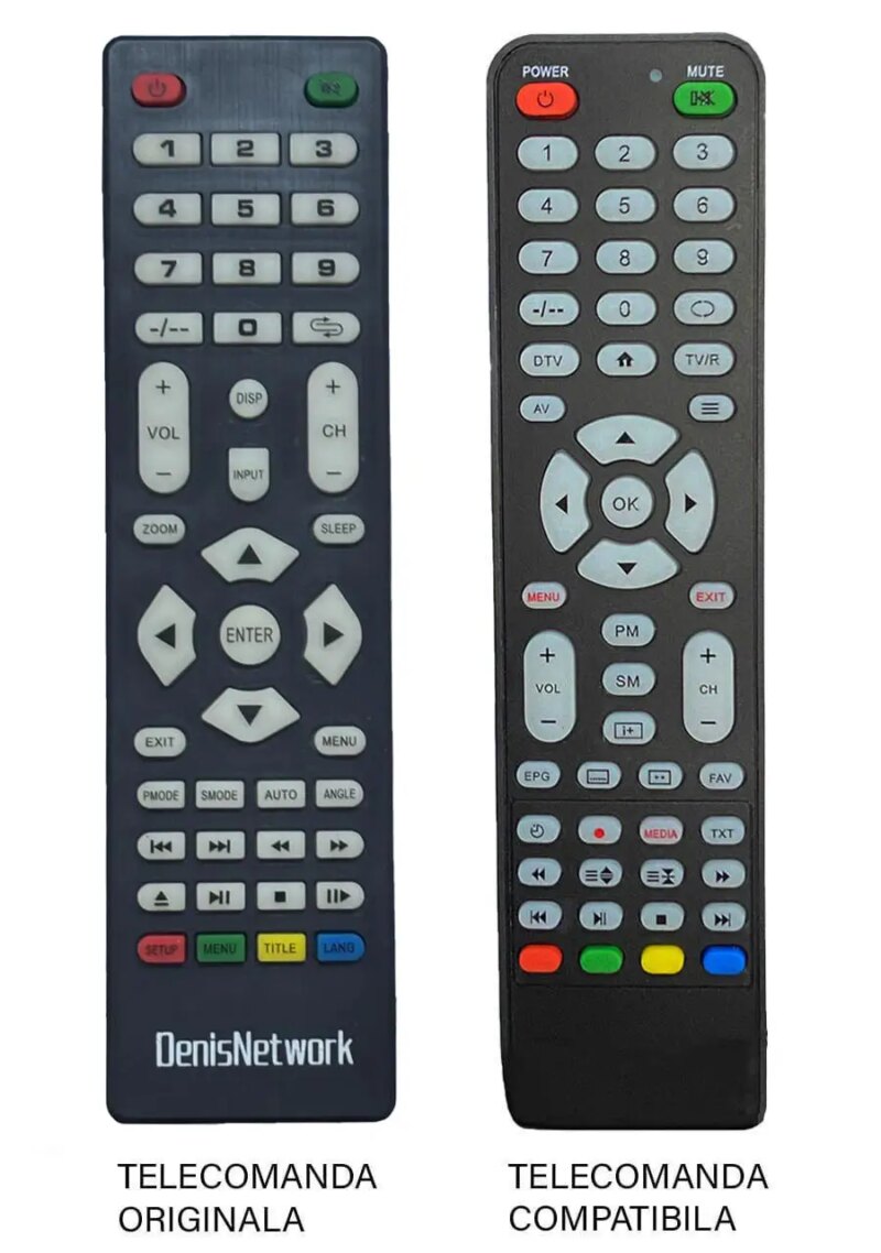 Telecomanda inlocuitoare compatibila TV DenisNetwork 6.0 (567-3)