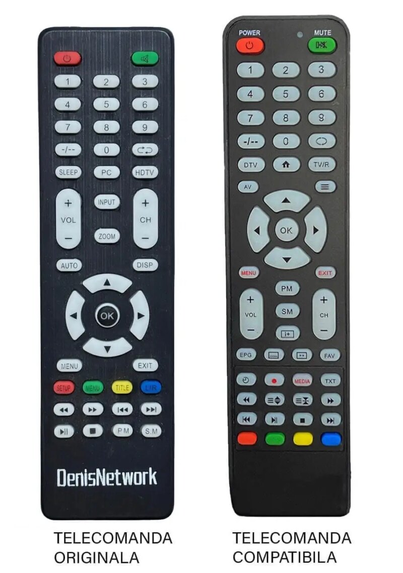 Telecomanda inlocuitoare compatibila TV DenisNetwork 7.0 (567-4)
