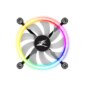 Ventilator Zalman ZM-LF120 120mm 800-1300RPM EBR Bearing 43CFM 2x inel LED RGB 4-pin PWM negru