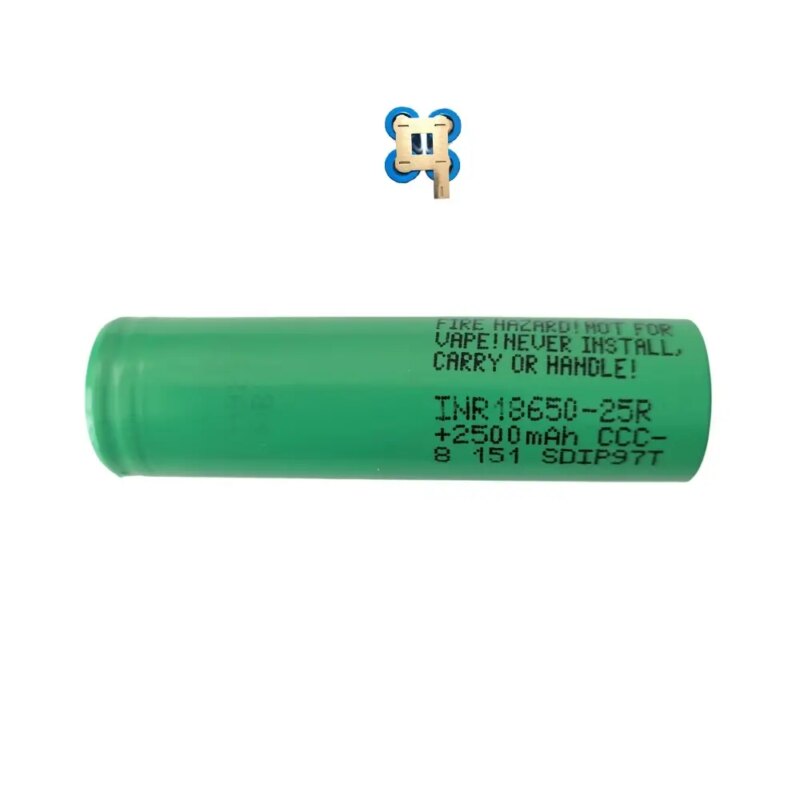 Acumulator 18650 3.6V LI-ION 10000mA 20A Samsung cu lamele INR18650-25R-U/4