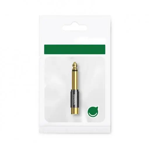 Adaptor Audio Ugreen 80731 Av169 Jack 635 Mm Tata La Rca Mama Auriu