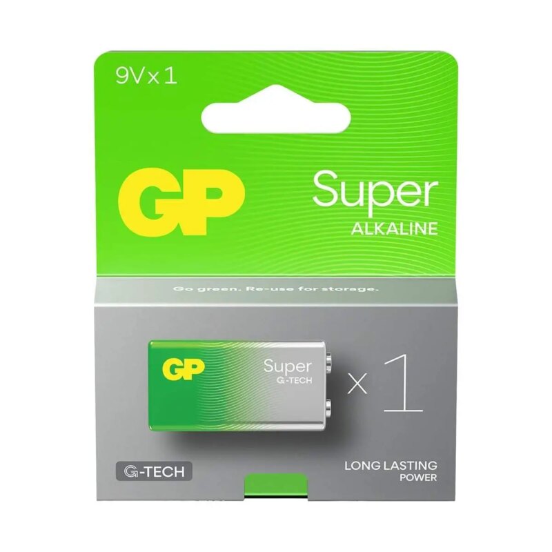 Baterie alcalina GP Super 9V Blister 1buc GPPVA9VAS780 Baterie alcalina GP Super 9V Blister 1buc GPPVA9VAS780