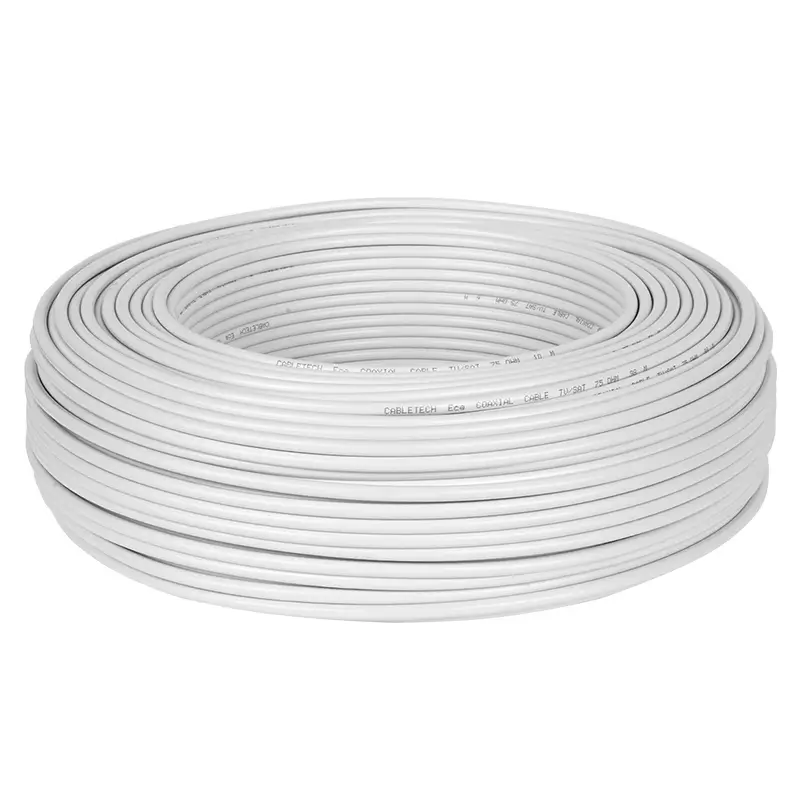 cablu 10m coaxial cupru cupru 75ohmi ecranaj 32fire cupru diametru 71mm cabletech kab0015 10 1