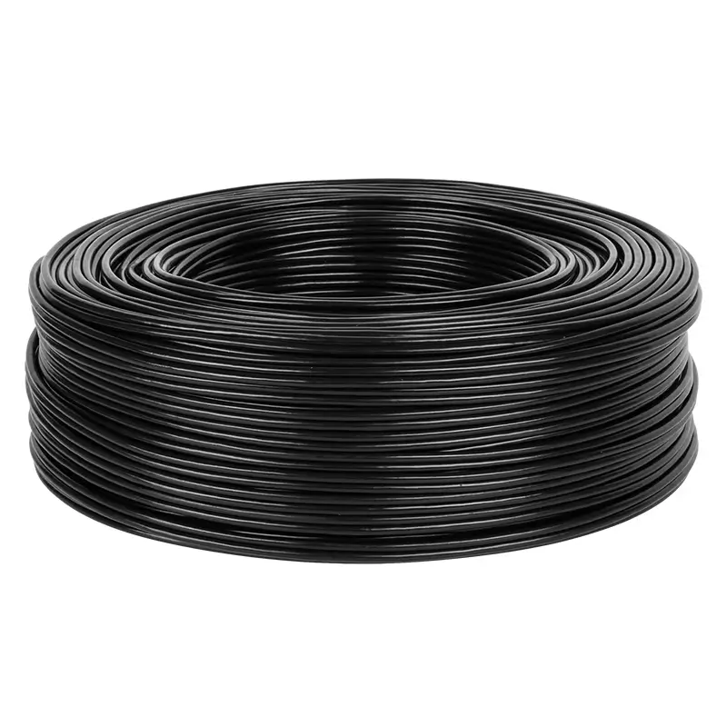 cablu 2x rca 4mm negru 1m cabletech kab0207 1 1
