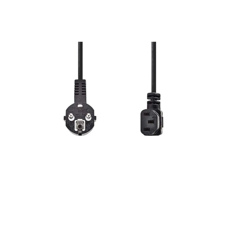 cablu de alimentare calculator schuko 90 grade tata cce 90 grade mama iec 320 c13 15m negru well cable 713 15 wl 1