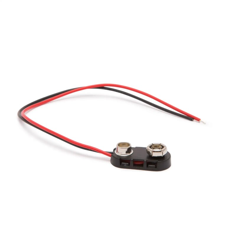 Conector baterie 9V ranforsat pe fir 15cm M'N'C 05316