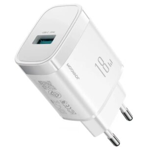 Incarcator retea JOYROOM JR-TF4 1x USB-A QC 3.0 18W alb