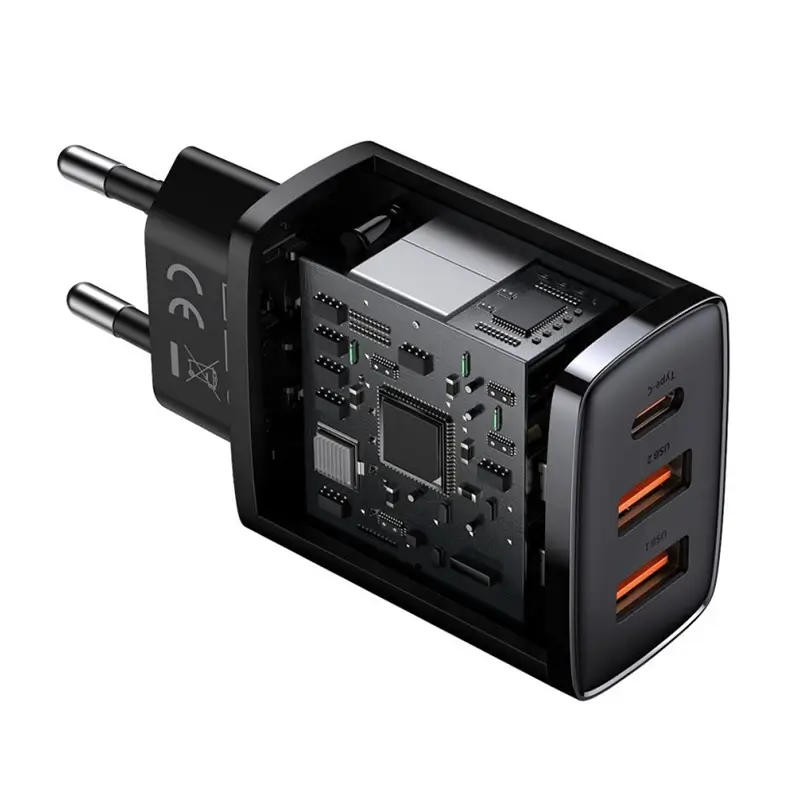 Incarcator Retea Qc30 30w Baseus Ccxj E01 Usb C 2x Usb A