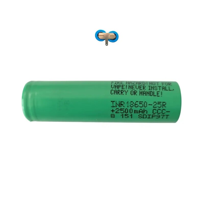 Pachet acumulator 18650 3.6V LI-ION 5000mA 20A Samsung cu lamele INR18650-25R-U/2 Pachet acumulator 18650 3.6V LI-ION 5000mA 20A Samsung cu lamele INR18650-25R-U/2