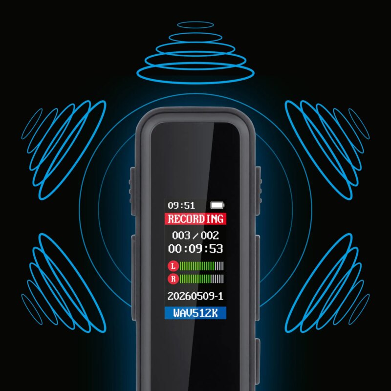 Reportofon DIGITAL 8GB 230mAh Kruger&Matz KM0951 3 Reportofon Digital 8gb 230mah Krugermatz Km0951
