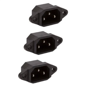 Set 3 mufe tata PC 10A 250V montabile pe panou M`N`C 05239-3