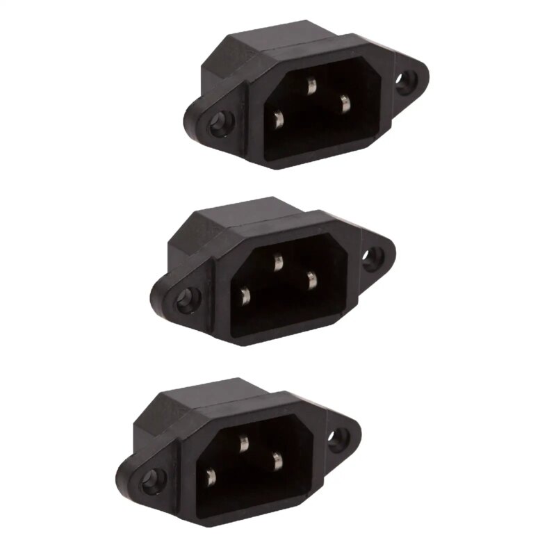 Set 3 mufe tata PC 10A 250V montabile pe panou M`N`C 05239-3