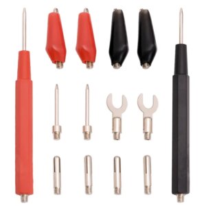 Set cabluri de masurare 92cm cu banane si accesorii rapide cu filet Maxwell