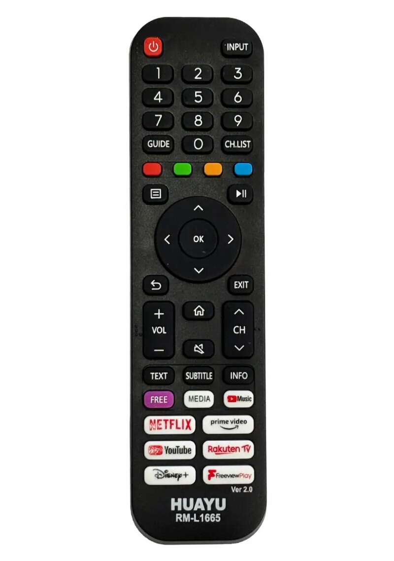 Telecomanda universala compatibila TV Hisense RM-L1665 V2 Huayu (327-1)