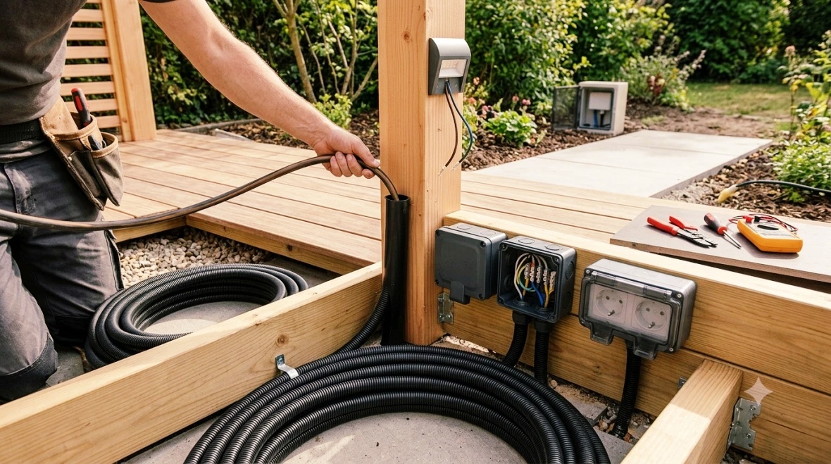 Amenajare Terasa Si Gradina Ghid 3 Cum O Construiesti Instalatia Electrica Pas Cu Pas