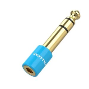 Adaptor stereo audio Jack 3.5 mm soclu - Jack 6.3mm mufa aurit VENTION VAB-S01-L